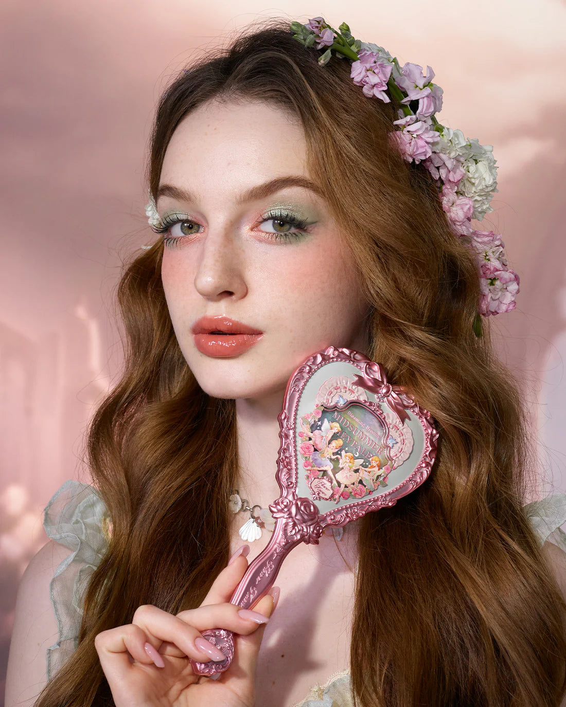 Espelho de Mão Flower Knows Midsummer Fairytales – Luxo Encantado