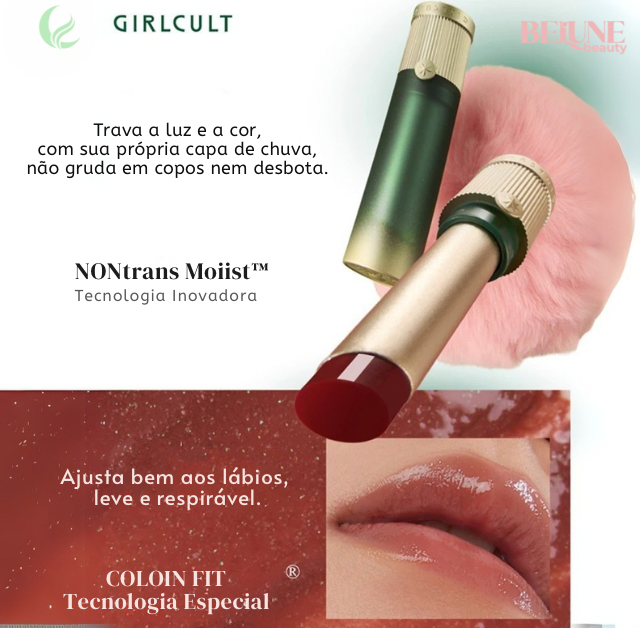 Batom Espelhado Peaches Banquet da Girlcult – Glazed Lipstick