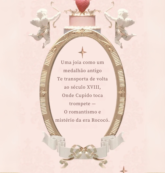 Blush Strawberry Rococo Flower Knows – Embossado com Design Vintage, Acabamento Aveludado