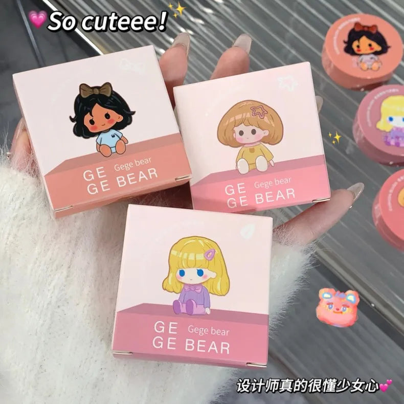 Gege Bear Air Cushion Blusher – Blush Compacto com Puff | Edição Colecionável