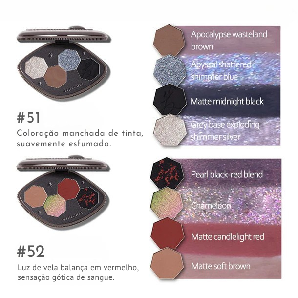 Paleta de Sombras Psicodélicas - GIRLCULT