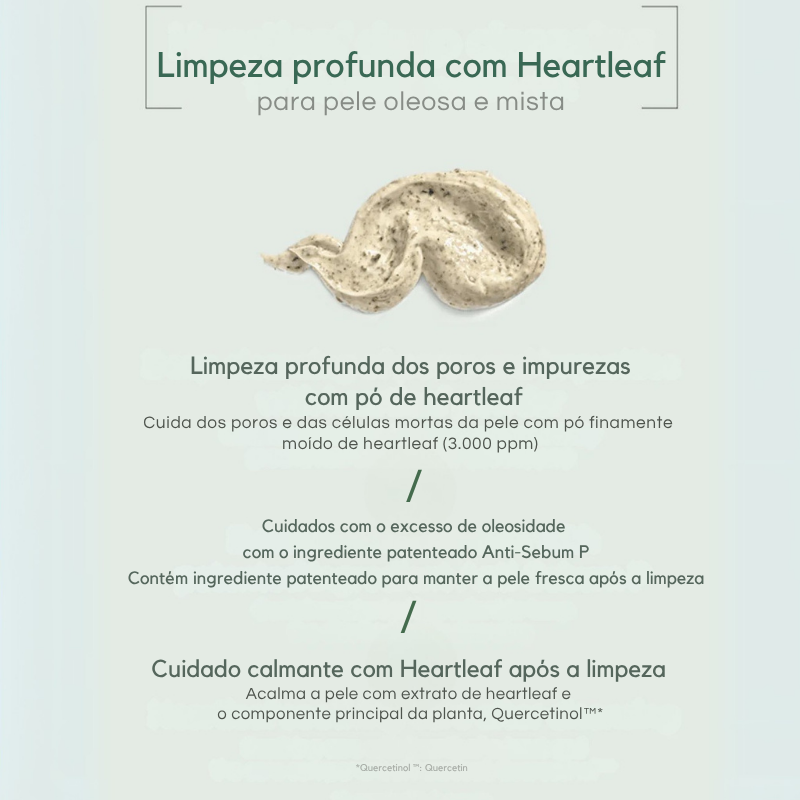 Espuma de Limpeza Anua Heartleaf Quercetinol – Redução de Poros e Controle de Acne