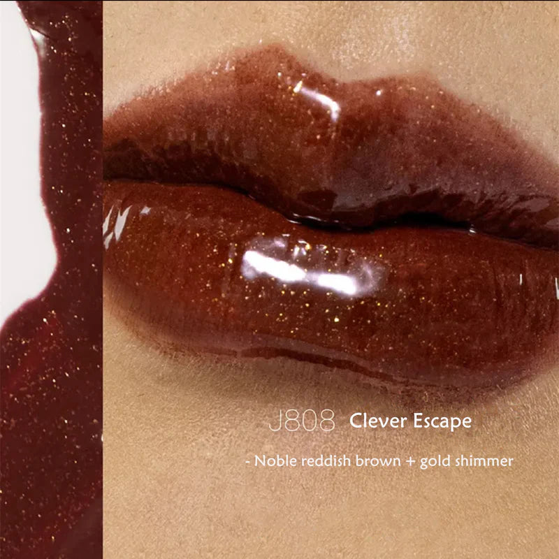 Gloss Gold Rush da Girlcult – Lip Glaze com Brilho Espelhado e Filme Protetor Não Transferível