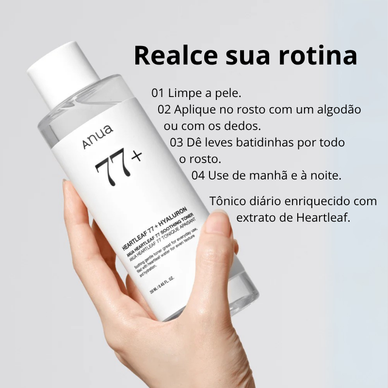 Tônico Calmante e Hidratante Anua Heartleaf 77%