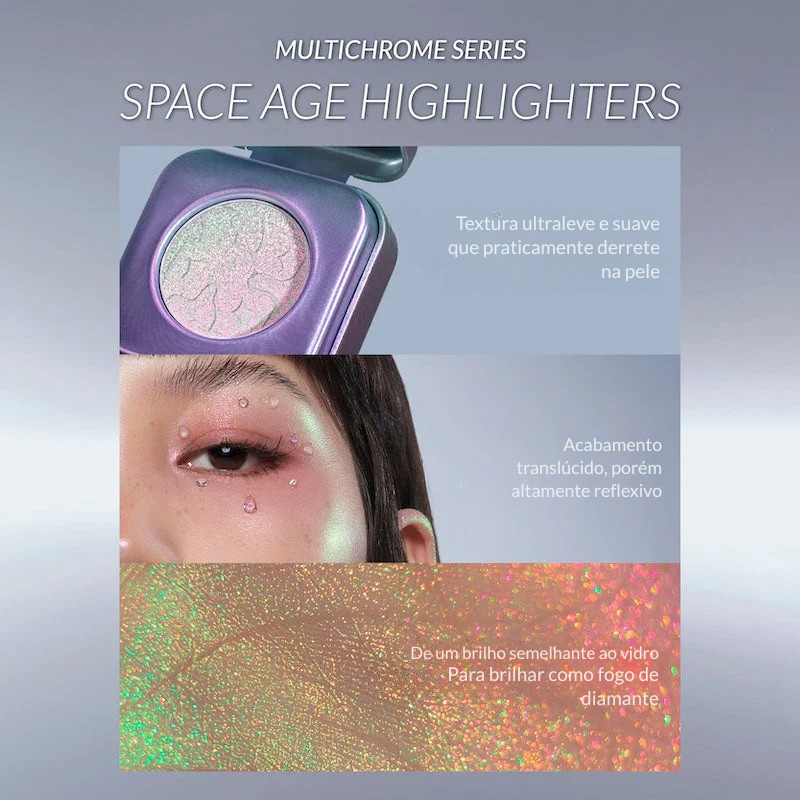 Iluminador Multicromático com Efeito Diamante – Kaleidos Space Age Prophecy