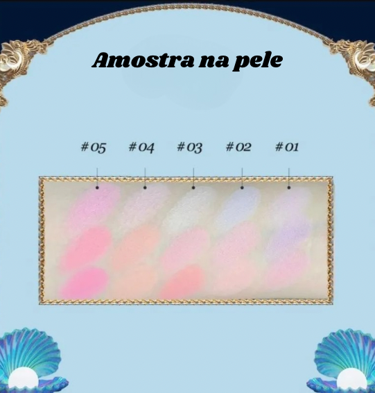 Blush em Pó com Efeito Degradê (Edição Limitada) – Flower Knows Moonlight Mermaid