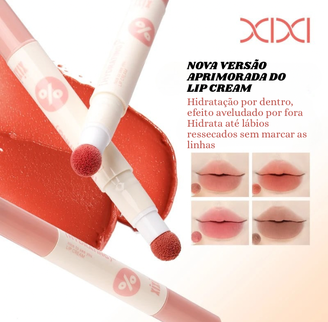 Batom Líquido Matte Twilight Mousse XIXI – Textura Aérea e Toque Aveludado