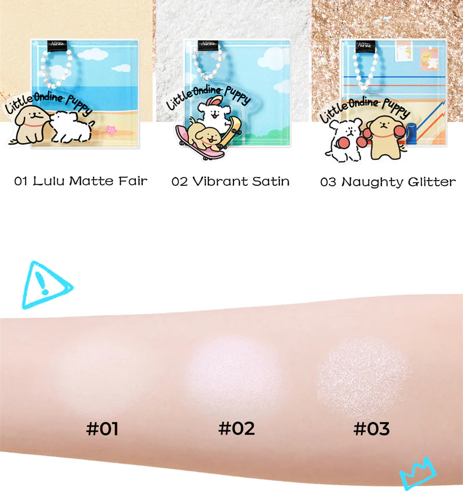 Iluminador Monocromático Glow - Série Little Ondine Puppy