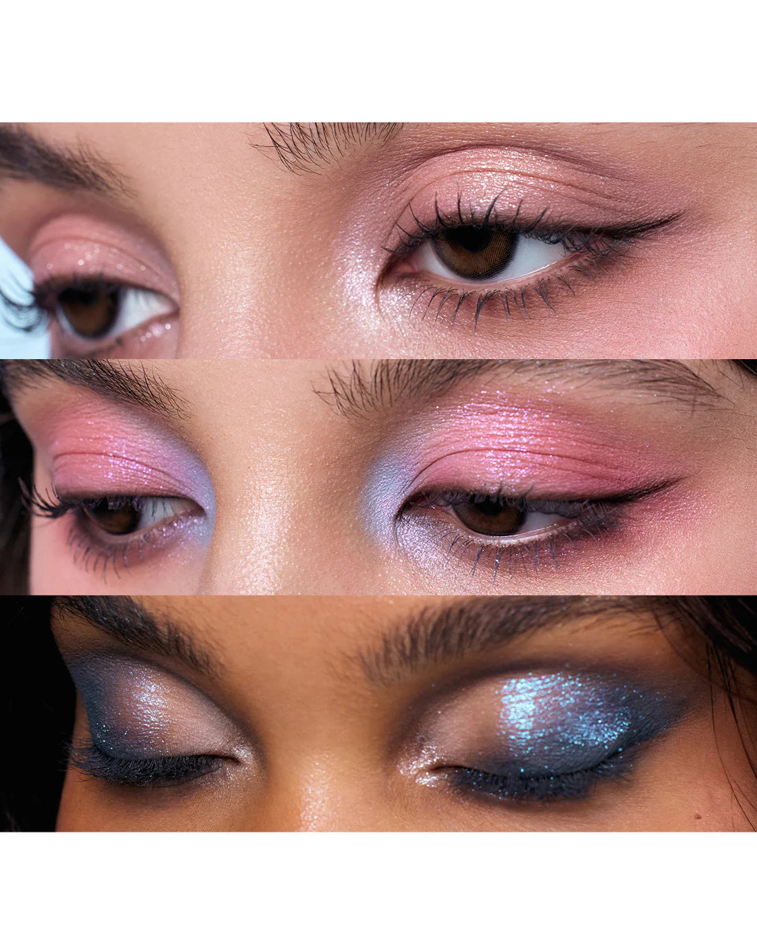 Paleta de Sombras Shell’s Jewel 6 cores Flower Knows – Acabamentos Matte, Shimmer e Glitter, à Prova d’Água