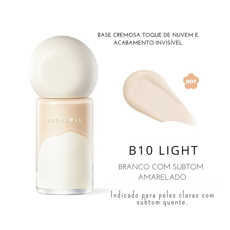 Base Líquida Hidratante Para Pele Oleosa Judydoll