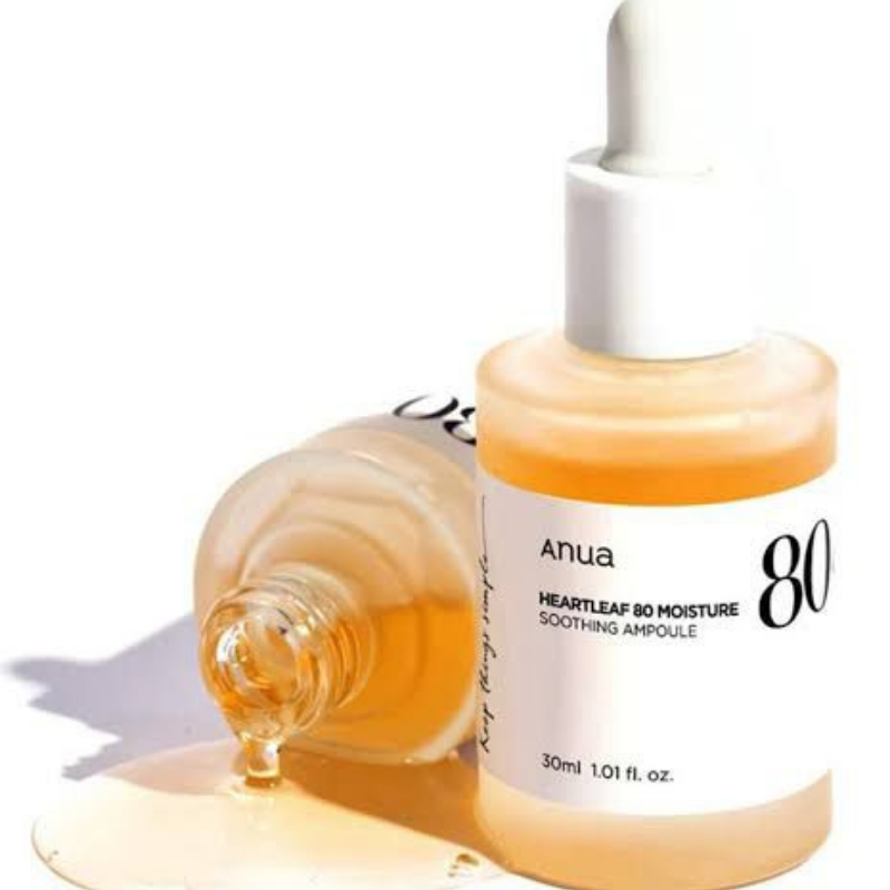 Ampola Calmante Hidratante Anua com 80% de Heartleaf