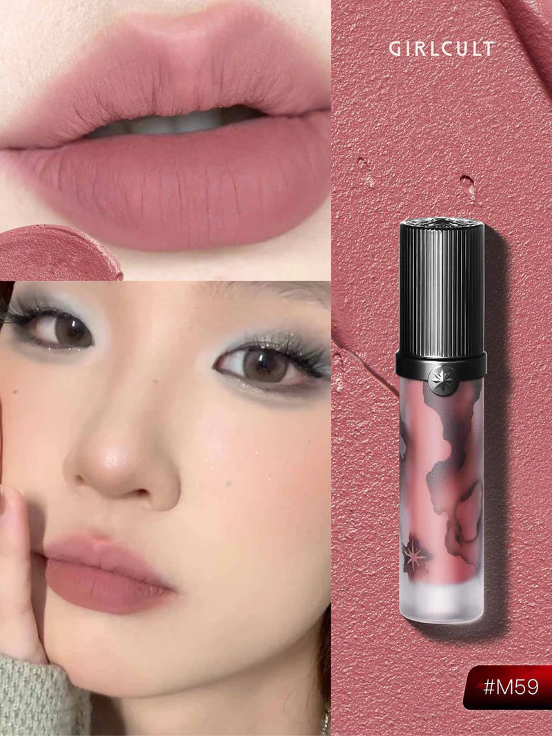 Girlcult Love Talk Series Velvet Lip Glaze – Matte & Shimmer (À prova d’água)