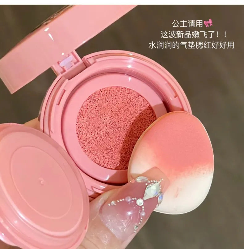 Gege Bear Air Cushion Blusher – Blush Compacto com Puff | Edição Colecionável