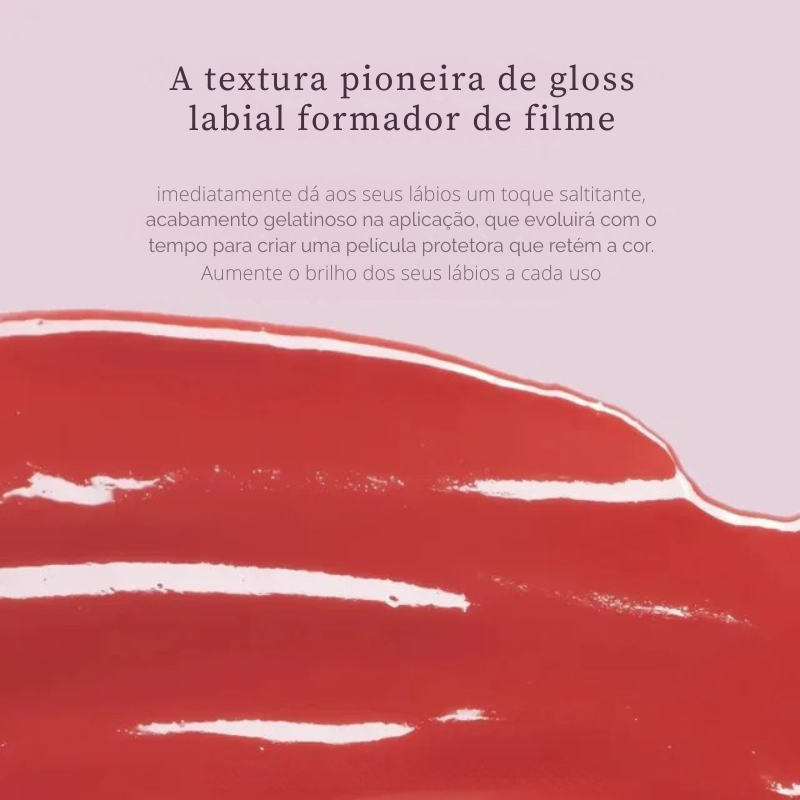 Lip Balm Gloss com Filme Protetor Flower Knows Midsummer Fairytales | Efeito Brilho Natural e Hidratação Profunda