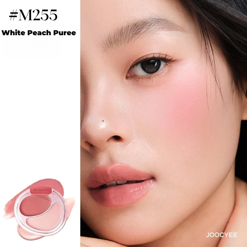Joocyee Two-Color Cream Blusher – Duo Multifuncional para Bochechas e Lábios