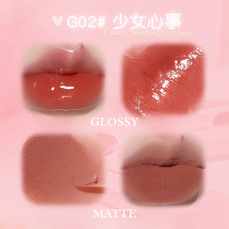 Gloss Labial Duplo GOGO TALES airpods – Efeito Vidro com Conforto de Manteiga