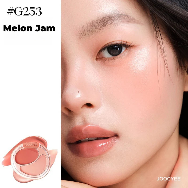 Joocyee Two-Color Cream Blusher – Duo Multifuncional para Bochechas e Lábios