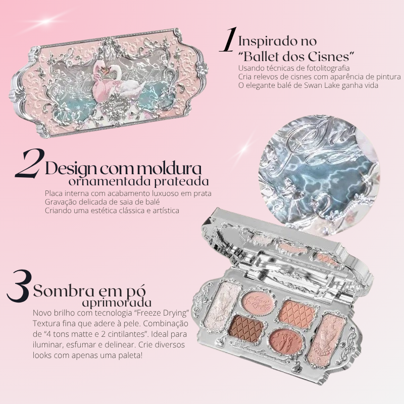 Paleta de Sombras Swan Ballet - Flower Knows