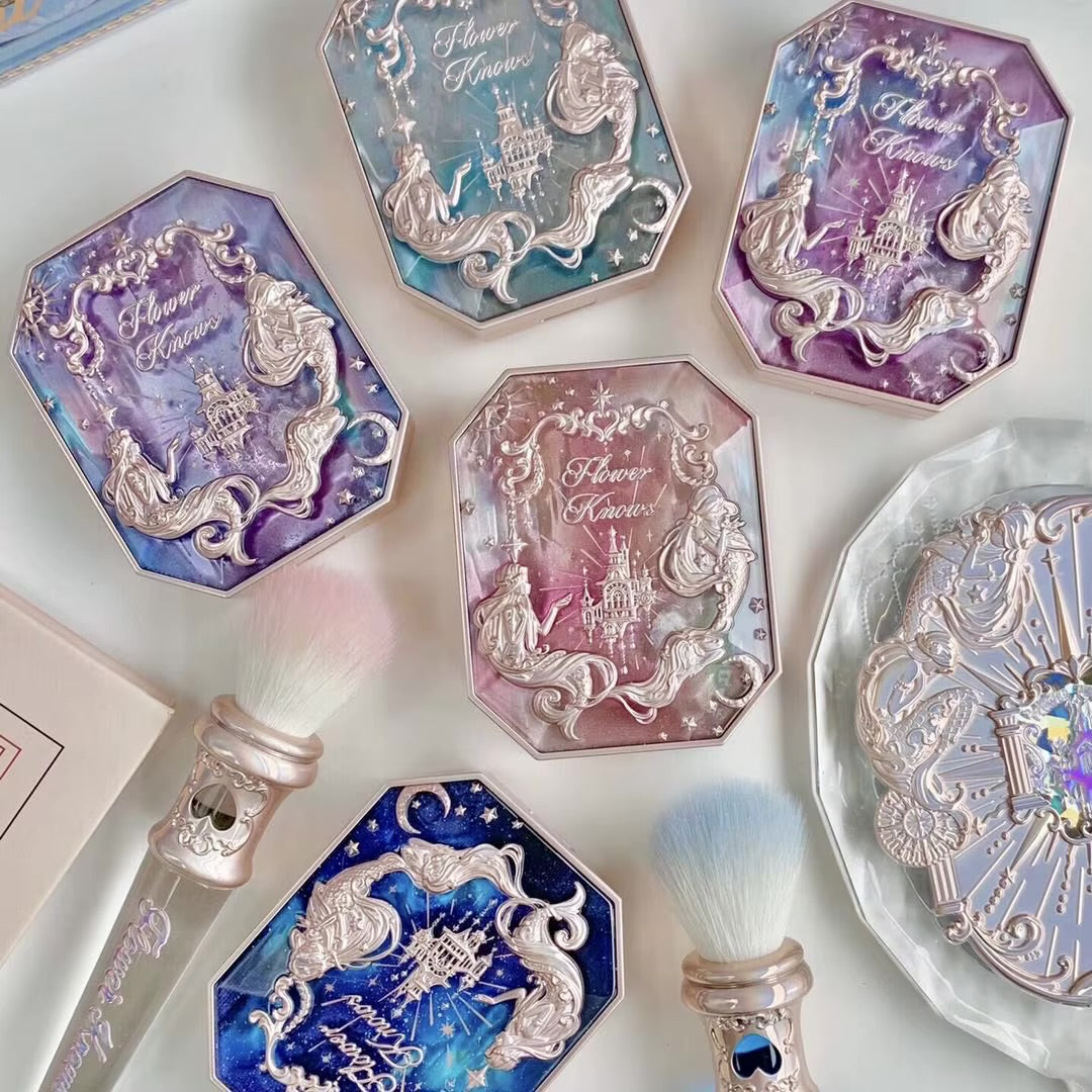 Blush em Pó com Efeito Degradê (Edição Limitada) – Flower Knows Moonlight Mermaid