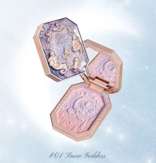 Blush em Pó com Efeito Degradê (Edição Limitada) – Flower Knows Moonlight Mermaid