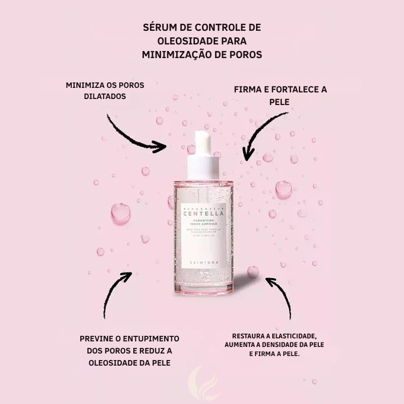 Kit Completo de Skincare Coreana com centella asiática e sal rosa