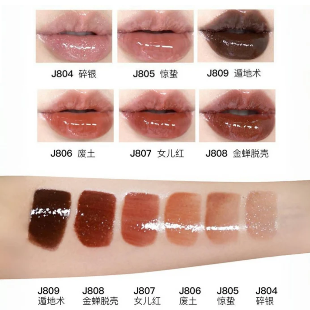Gloss Gold Rush da Girlcult – Lip Glaze com Brilho Espelhado e Filme Protetor Não Transferível