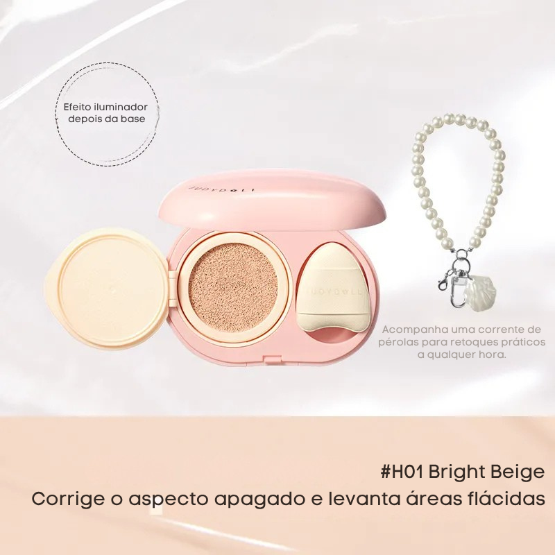 Corretivo iluminador em cushion Little Pearl da Judydoll