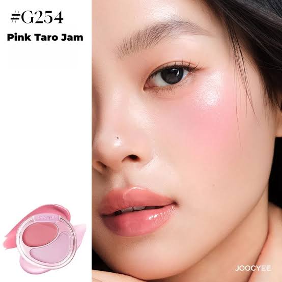 Joocyee Two-Color Cream Blusher – Duo Multifuncional para Bochechas e Lábios