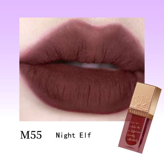 Girlcult Love Talk Series Velvet Lip Glaze – Matte & Shimmer (À prova d’água)