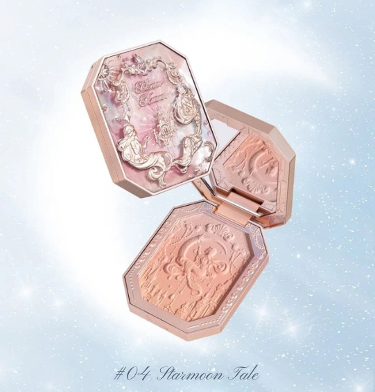 Blush em Pó com Efeito Degradê (Edição Limitada) – Flower Knows Moonlight Mermaid