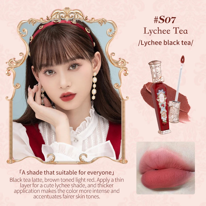 Flower Knows Strawberry Rococo Cloud Lip Cream – Lip Tint Velvet com Efeito Nuvem
