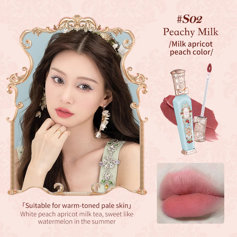 Flower Knows Strawberry Rococo Cloud Lip Cream – Lip Tint Velvet com Efeito Nuvem