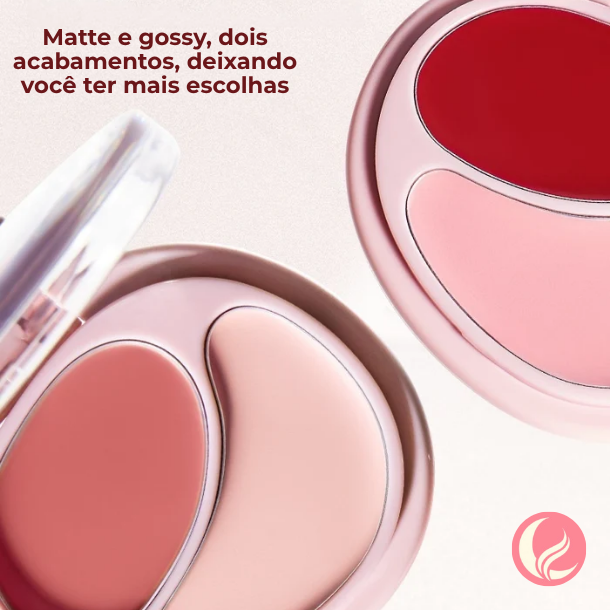 Joocyee Two-Color Cream Blusher – Duo Multifuncional para Bochechas e Lábios