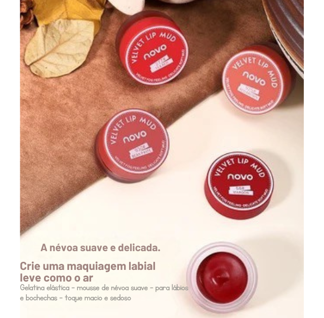 Batom Velvet Lip Mud da NOVO