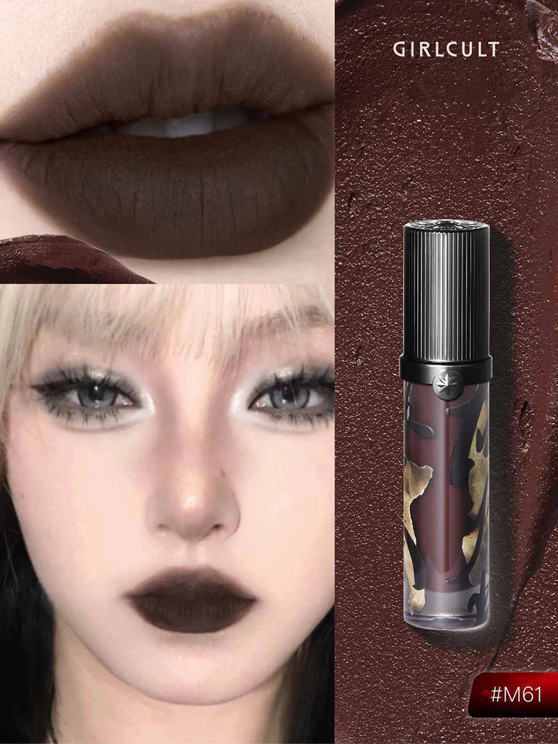Girlcult Love Talk Series Velvet Lip Glaze – Matte & Shimmer (À prova d’água)