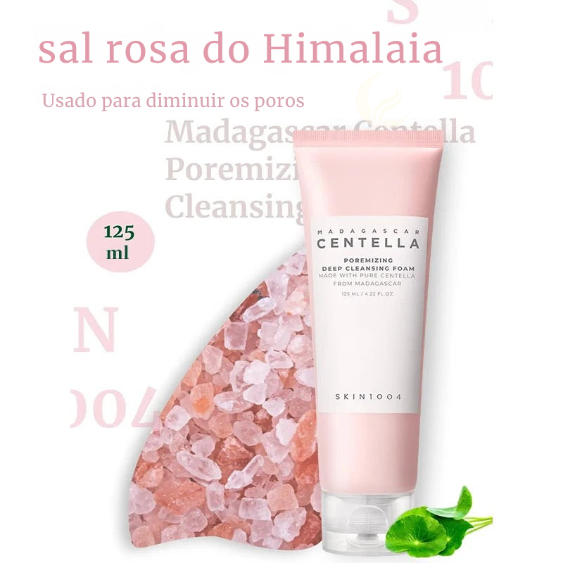 Kit Completo de Skincare Coreana com centella asiática e sal rosa