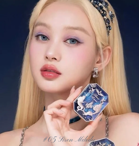 Blush em Pó com Efeito Degradê (Edição Limitada) – Flower Knows Moonlight Mermaid