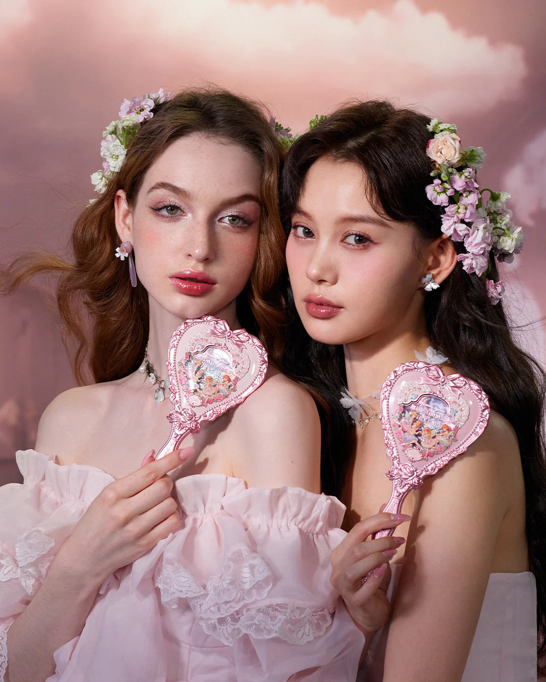 Espelho de Mão Flower Knows Midsummer Fairytales – Luxo Encantado