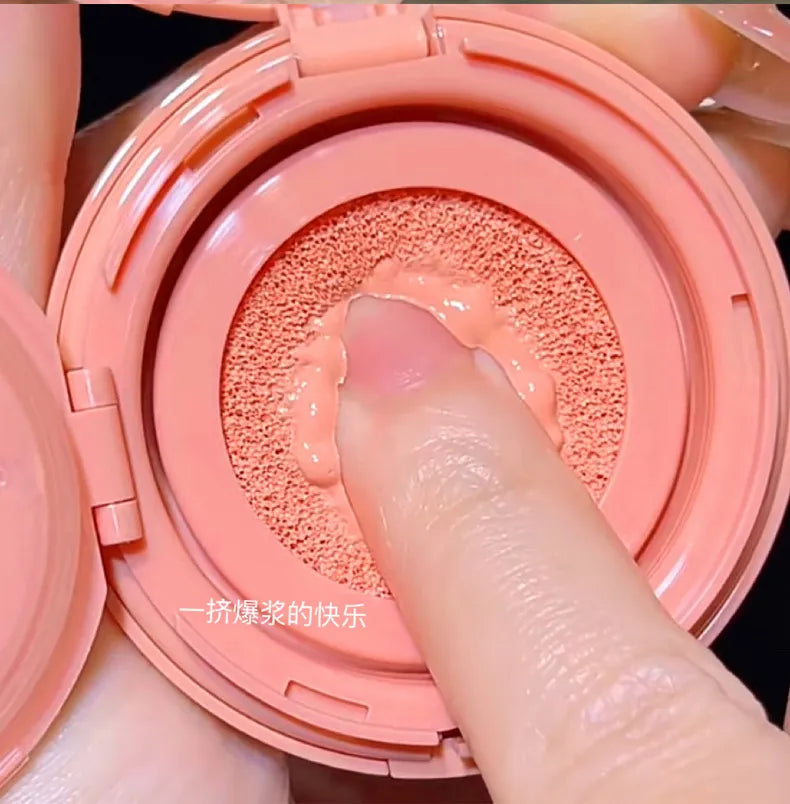Gege Bear Air Cushion Blusher – Blush Compacto com Puff | Edição Colecionável