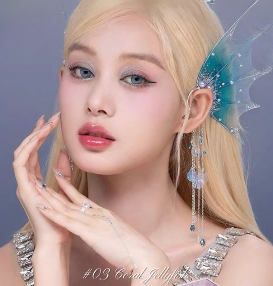 Blush em Pó com Efeito Degradê (Edição Limitada) – Flower Knows Moonlight Mermaid