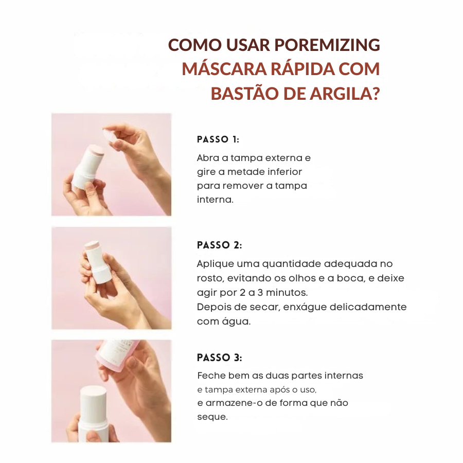 Centella Skincare – Kit com Tônico e Máscara Bastão de Argila Rosa