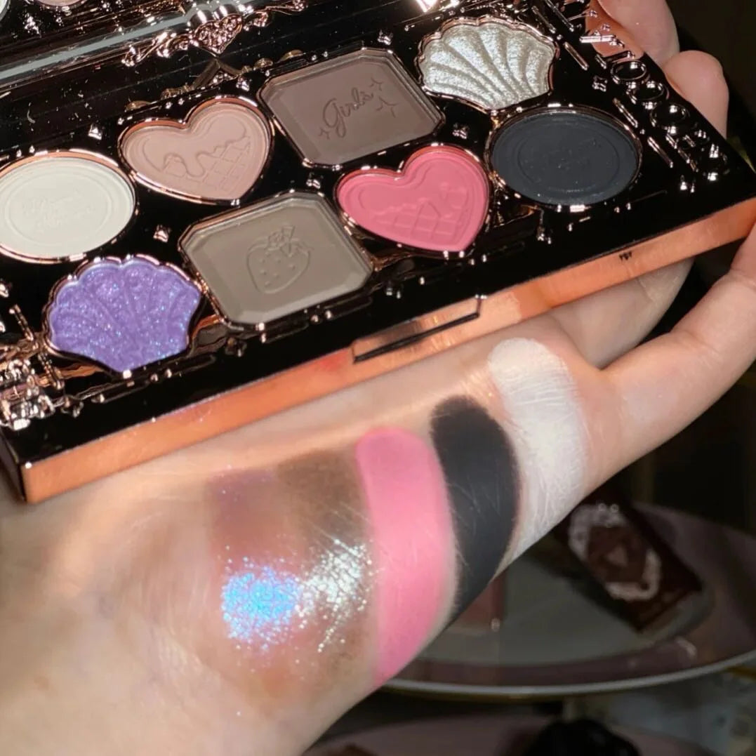 Flower Knows Chocolate Shop – Paleta de Sombras 8 Cores