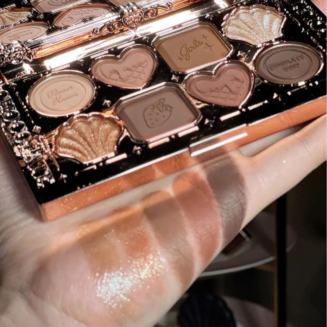 Flower Knows Chocolate Shop – Paleta de Sombras 8 Cores