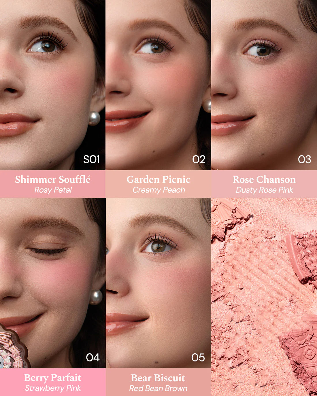 Blush The Sweetie Bear Flower Knows – Acabamento Radiante