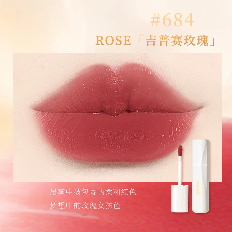 Gloss Líquido Velvet Tint Mist NOVO – Acabamento Matte, Hidratante e Longa Duração