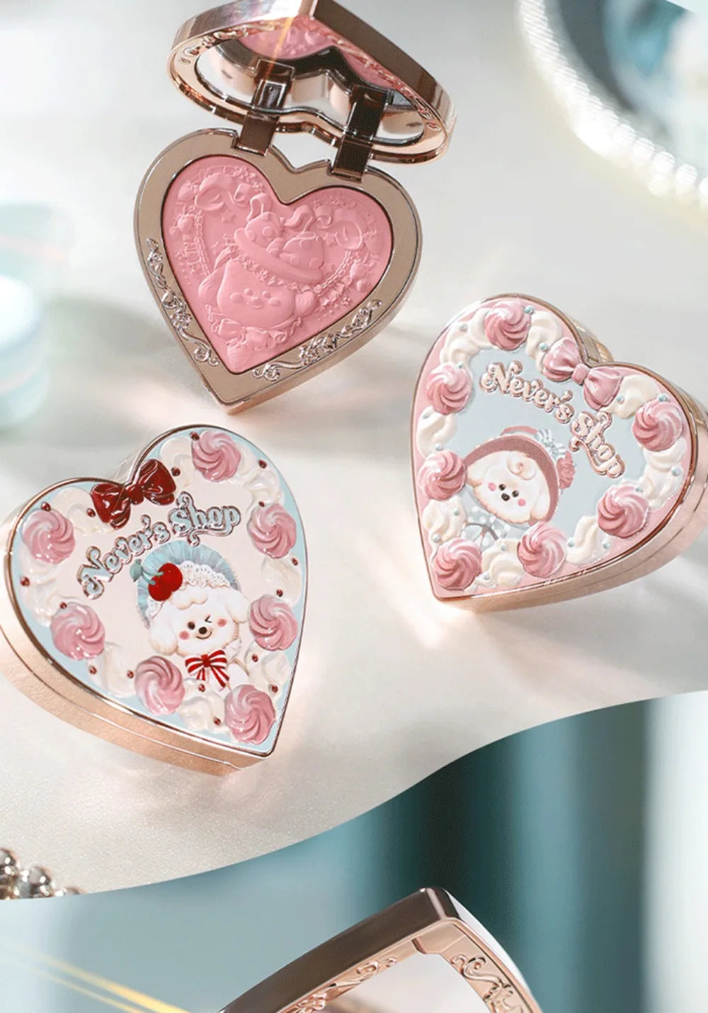 Blush Velvet Flower Knows – Coleção Never’s Shop