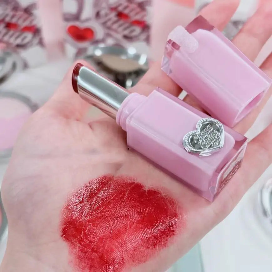 Batom Gem Sandwich Crystal Joocyee x Chupa Chups – Balm-Tint Cremoso com Brilho Cristal e Vitamina E