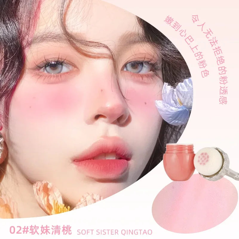 XIXI Blush Compacto Matte – Longa Duração e Efeito Natural
