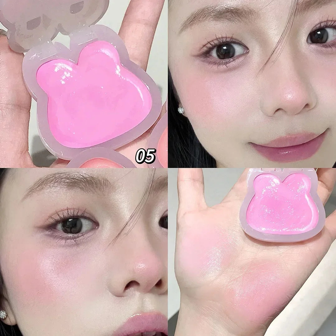 Blush Coelhinho Water Gloss – Multifuncional para Bochechas, Lábios e Olhos