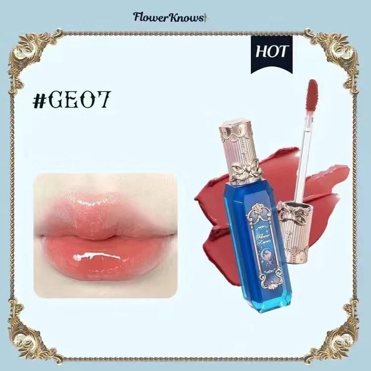 Gloss Labial Moonlight Mermaid Flower Knows – Brilho Espelhado Hidratante com Vitamina E